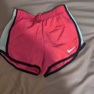 Nike Women’s Hot Pink Athletic Shorts with Black Trim
